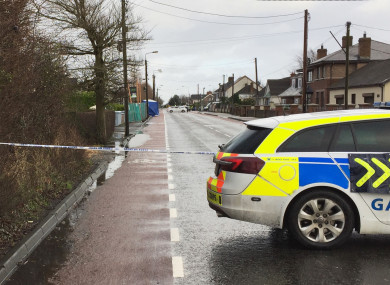 The scene at Avenue Road yesterday.