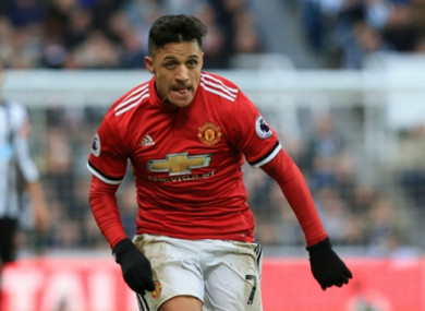 Alexis Sanchez (file pic).