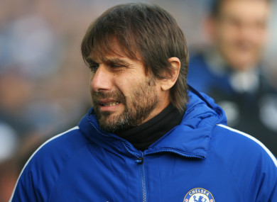 Chelsea head coach Antonio Conte