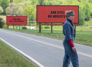 Frances McDormand in 'Three Billboards'