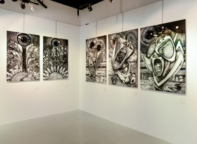 Art Exhibition by the Vane Group at a gallery in Bangkok, Thailand.