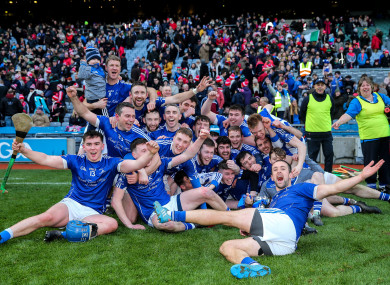 The Ardmore team celebrate at Croke Park.
