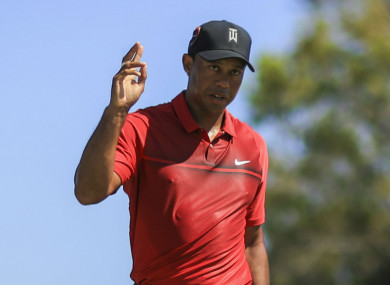 Tiger Woods during the final round of the Honda Classic