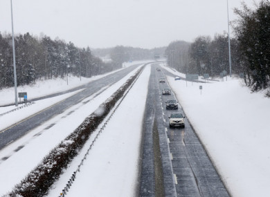 The M7 near Newbridge, Co Kildare today.
