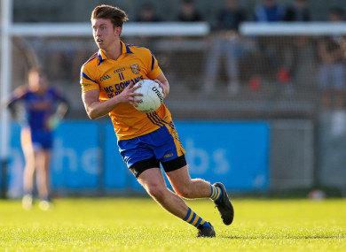Adam Caffrey of Na Fianna in action in 2016.
