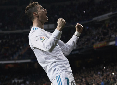 Ronaldo is not short on confidence.