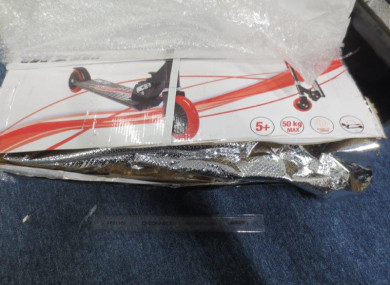 Some of the drugs were concealed in this toy box.