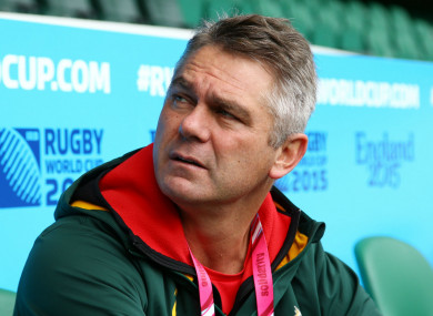 Heyneke Meyer, as South Africa head coach