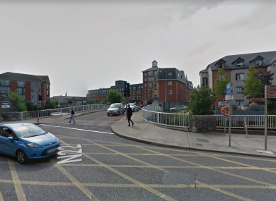 The area near where the man's body was found.