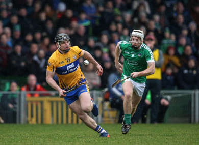 Clare's John Conlon and Limerick's Cian Lynch will be in opposition on Sunday.