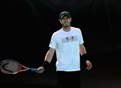 Murray had hip surgery in January.