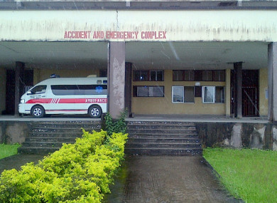 The University of Calabar Teaching Hospital in Nigeria.