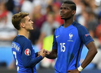 Griezmann wants to see more of Paul Pogba.