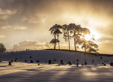 Sunrise at the Curragh, titled