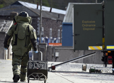 Army Bomb Disposal Team, file photo.