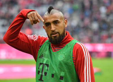Arturo Vidal has made 39 appearances in all competitions for Bayern this season.