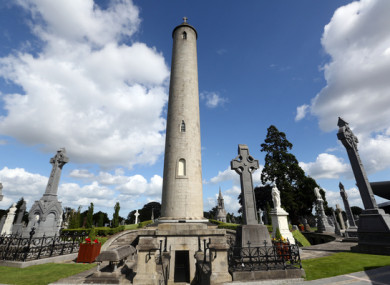 Daniel O'Connell is buried underneath the tower.