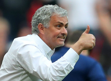 Jose Mourinho led Man United towards an FA Cup final yesterday at Wembley.
