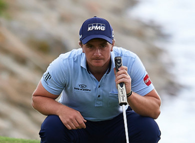 Dunne was unable to hold onto his slender lead yesterday.