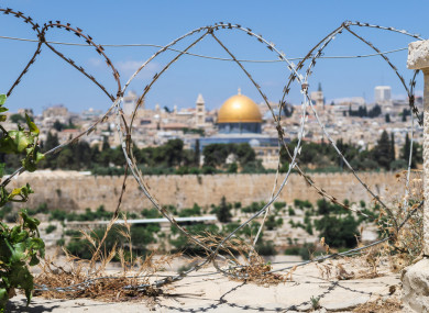 A view of the Old City in Jerusalem