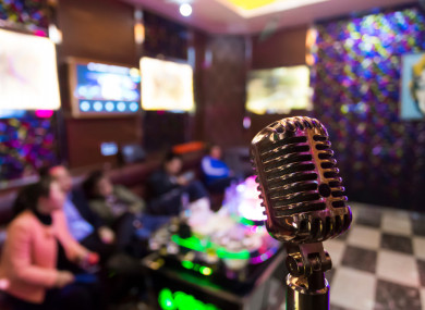 File photo of a karaoke lounge in China