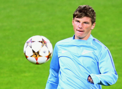 Andrey Arshavin (file pic).