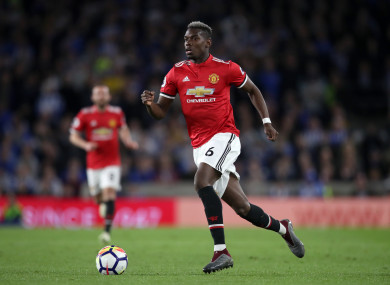Manchester United's Paul Pogba.