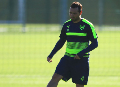Arsenal's Santi Cazorla.