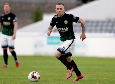 Gary McCabe was on target for Bray (file pic).