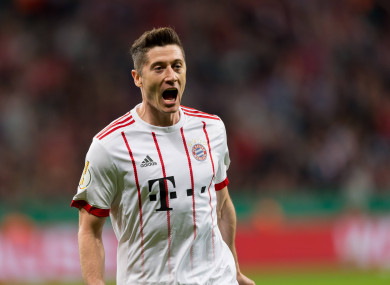 The Bayern man has averaged over 40 goals per season since 2015.