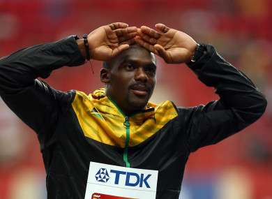 Jamaican sprinter Nesta Carter