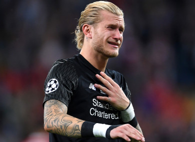 Karius made two costly errors during last night's final in Kiev.