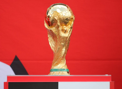 The Fifa World Cup trophy.