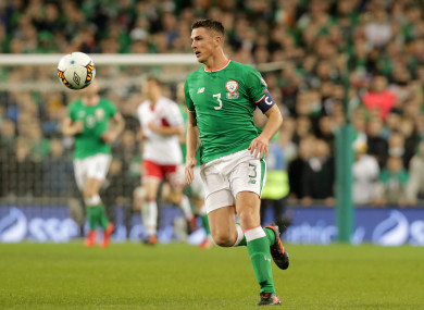 Ireland defender Ciaran Clark.