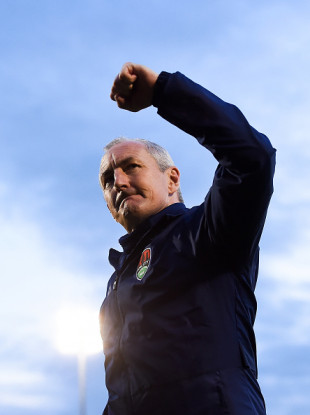 Cork City manager John Caulfield after last night's win over Waterford.