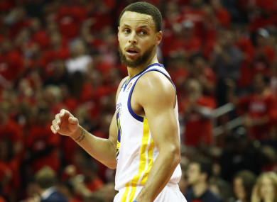 Golden State Warriors star Stephen Curry