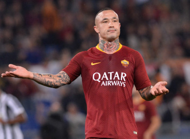 Nainggolan has been with Roma since 2014.