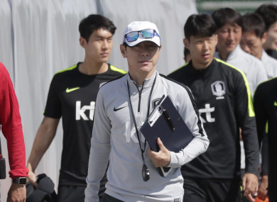 Claims: South Korean coach Shin Tae-yong.