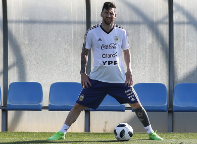 Argentina's Lionel Messi (file pic).