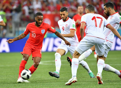 Raheem Sterling was one of the England attackers to have an off night this evening.
