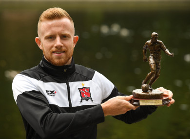 The Dubliner claimed his first Player of the Month award after a series of impressive performances last month.