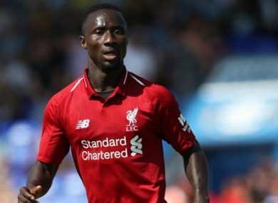 Nady Keita: was presented with the No 8 shirt by Steven Gerrard.