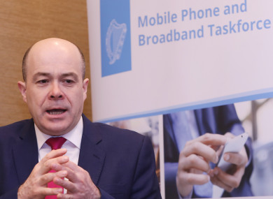 Communications Minister Denis Naughten