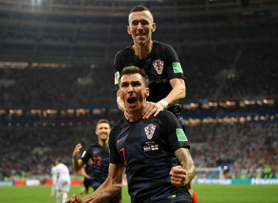 Mandžukić struck to send Croatia into a first-ever World Cup final.