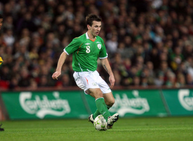 Former Republic of Ireland footballer Liam Miller