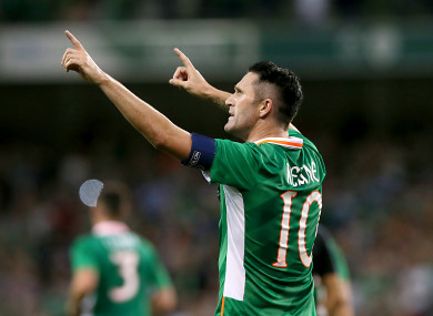 Robbie Keane (file pic).