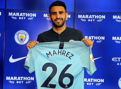 Riyad Mahrez says he didn't hesitate to make the move.