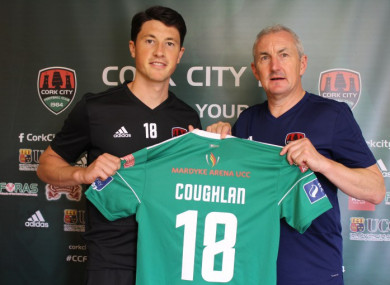 Coughlan and manager John Caulfield.