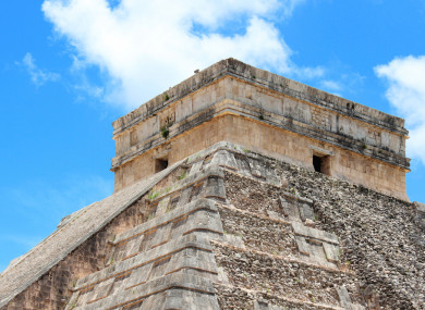 A file photo of an Aztec pyramid in South America.