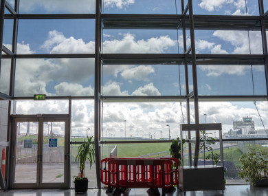 The interior of Cork Airport.